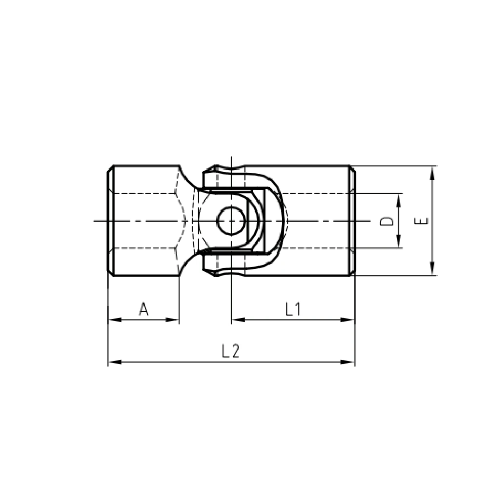 Карданные соединения EF10.PB-XS — схема №1