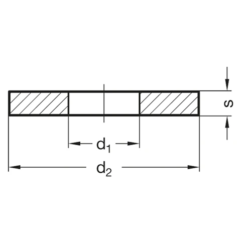 Шайбы DIN 6340 — схема №1