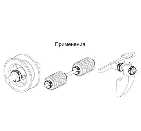 Разрезные установочные кольца ANPS — схема №1