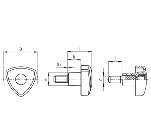 Ручки VTR-p — схема №1