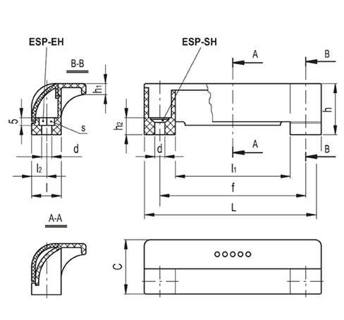 Ручки с устройством безопасности ESP. — схема №1