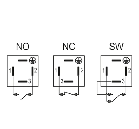 Электрические индикаторы уровня HCV-E — схема №3