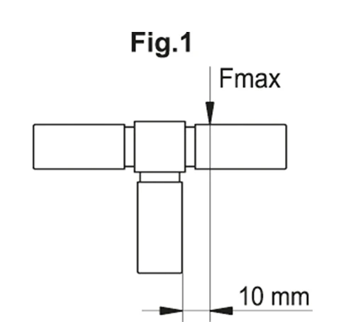 Соединители квадратных труб STC-3A-5W — схема №1