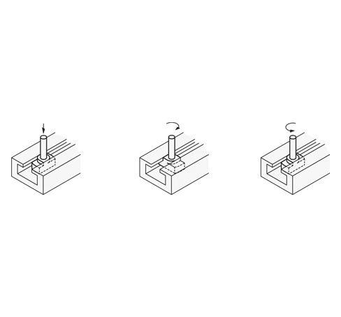 Болты с Т-образным пазом GN 505.4 — схема №2