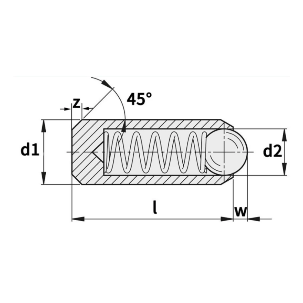 Пружинные фиксаторы EF08.614.3 — схема №1
