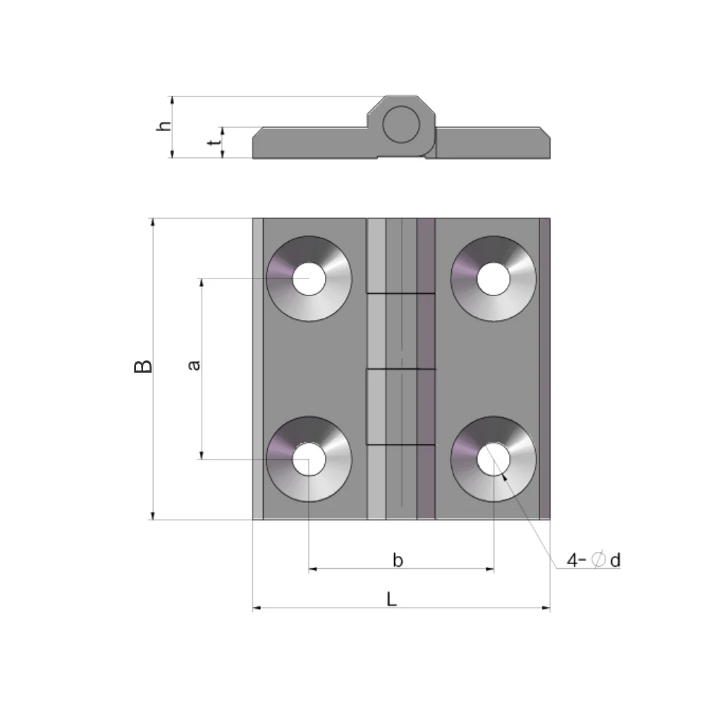Петли EF12.K07 — схема №1