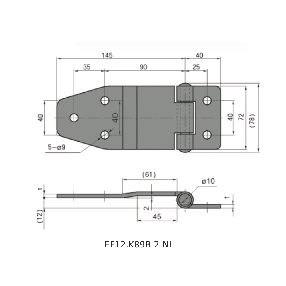 Петли фургонные EF12.K89 — схема №4