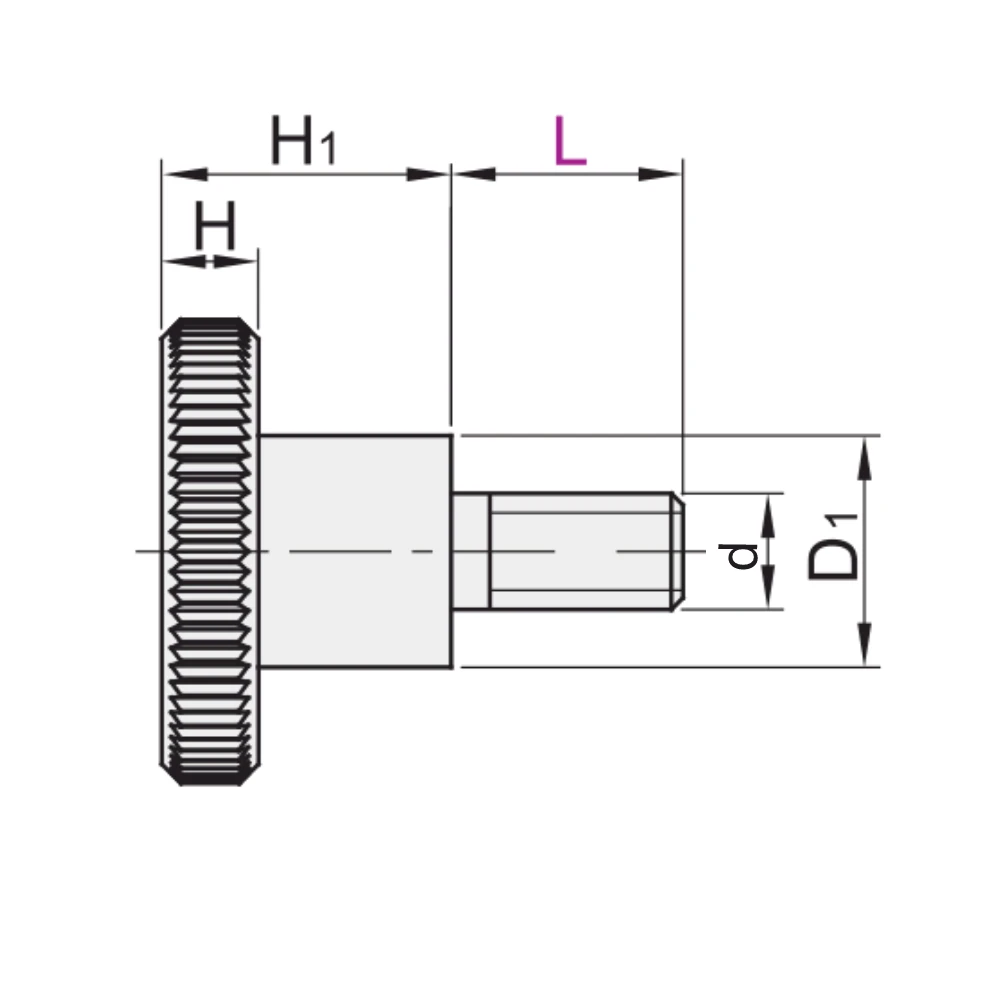 Винты с накаткой EF02.HAU95-98 — схема №1