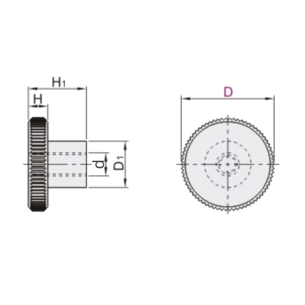 Винты с накаткой EF02.HAW11-13 — схема №1