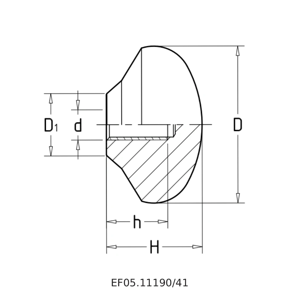 Грибовидные ручки EF05.11190 — схема №1