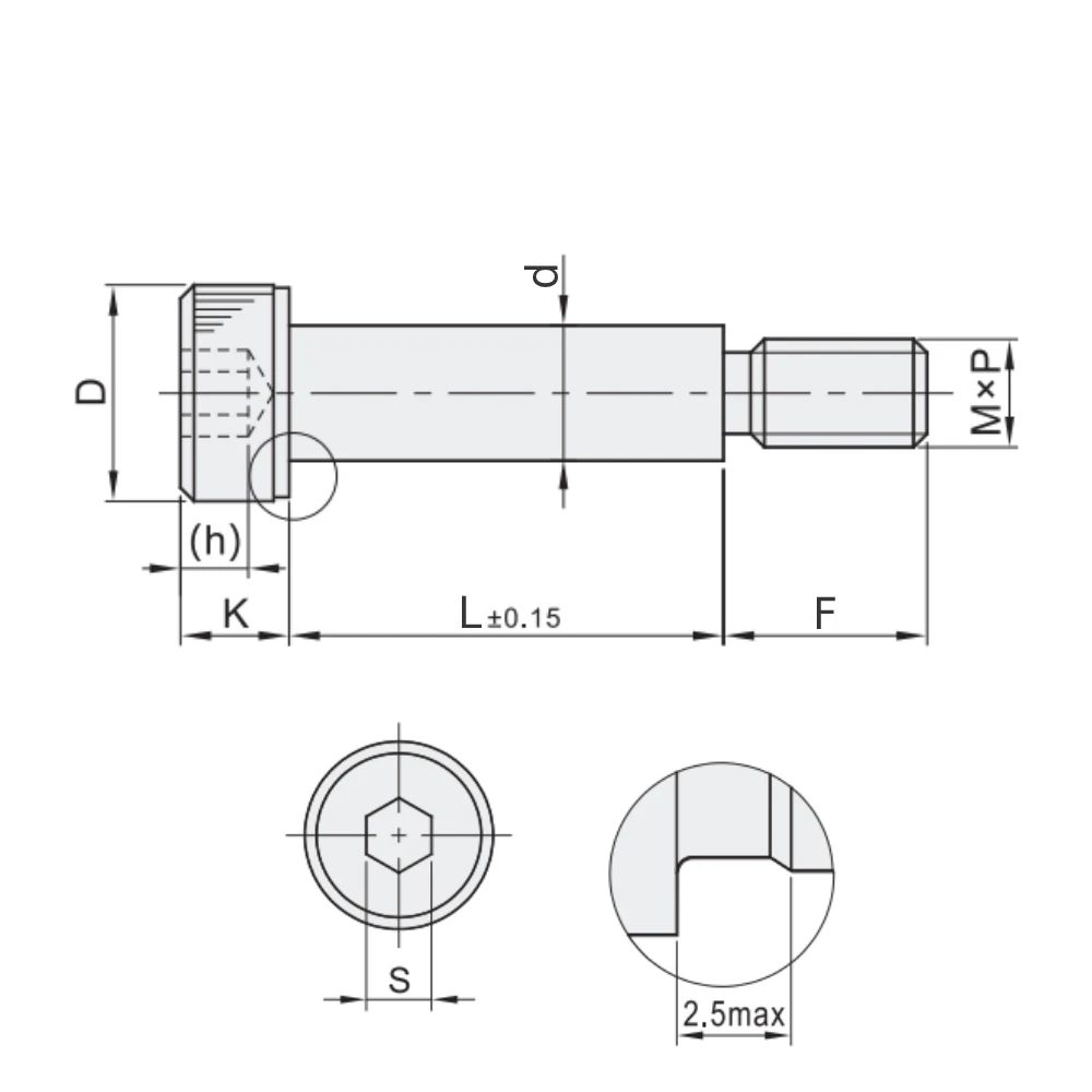 Ступенчатые винты EF09.TBH01-11 — схема №1