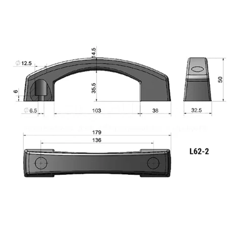 Мостовидные ручки EF04.L62 — схема №2