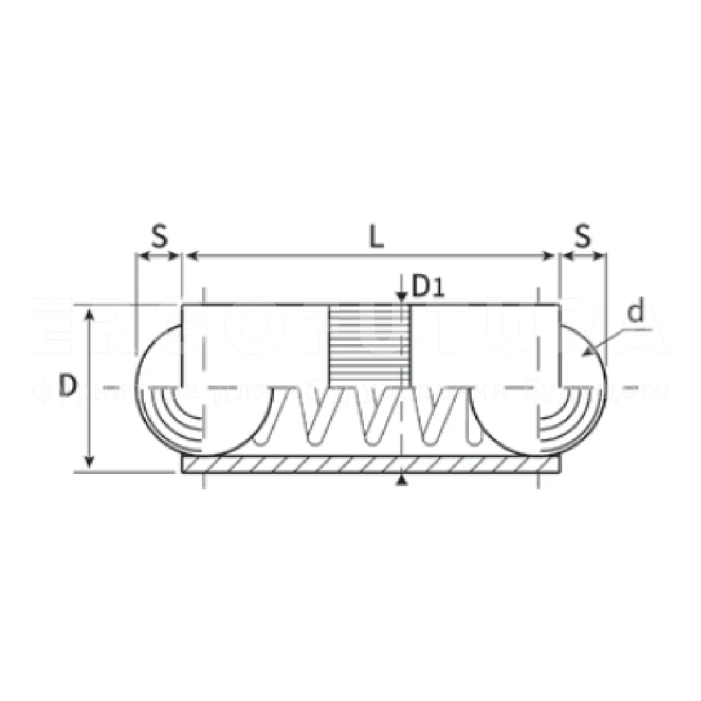 Пружинные фиксаторы EF08.KV412 — схема №1
