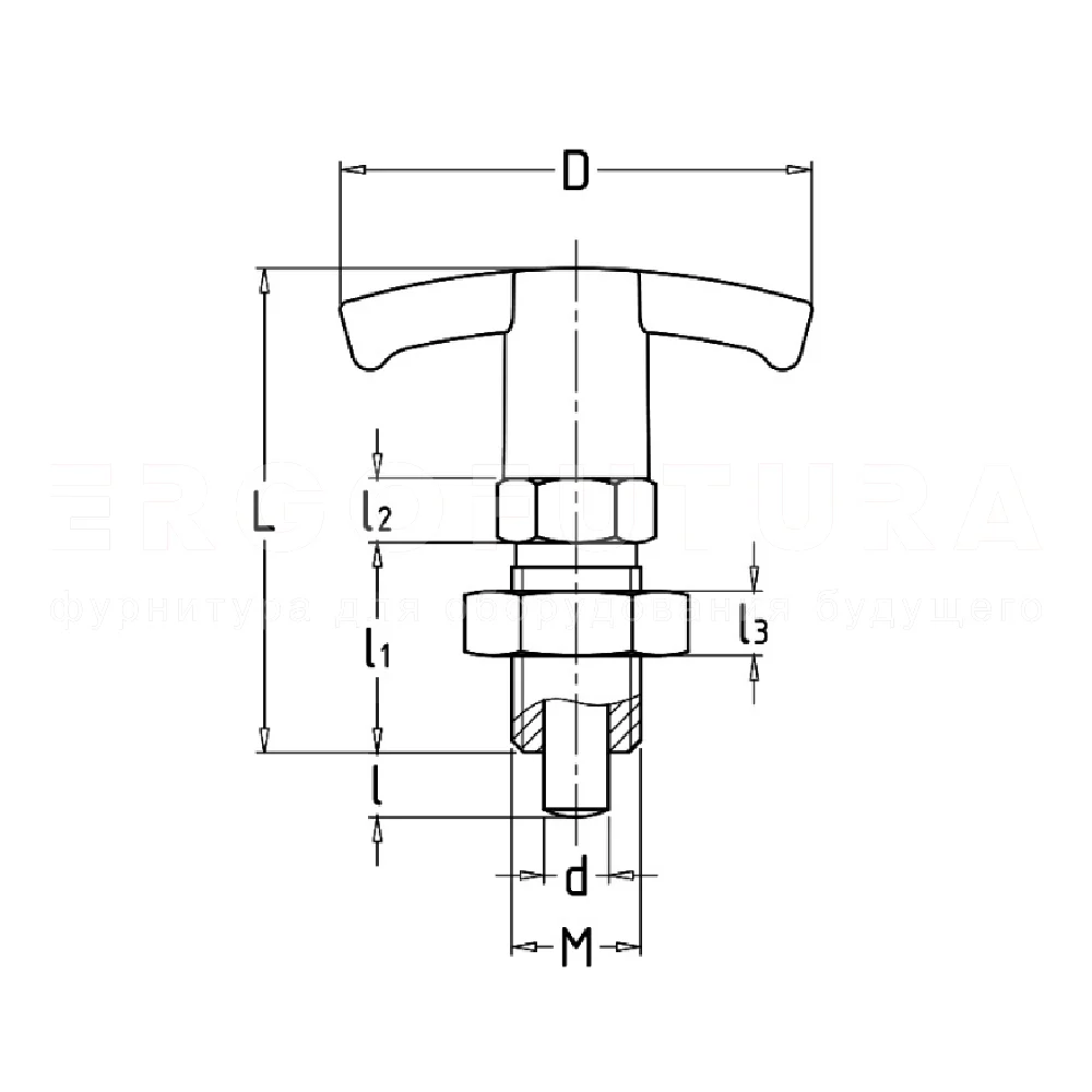 Штифты стопорные EF08.KV250-C — схема №1