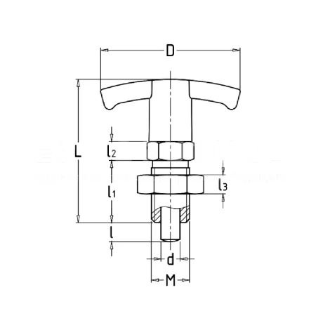 Штифты стопорные EF08.KV250-C — схема №1